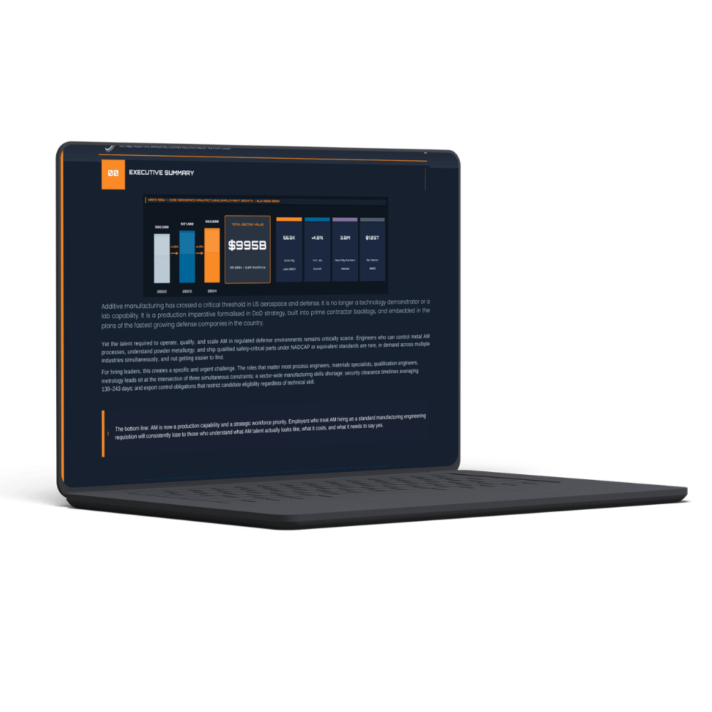 A laptop with a report on screen